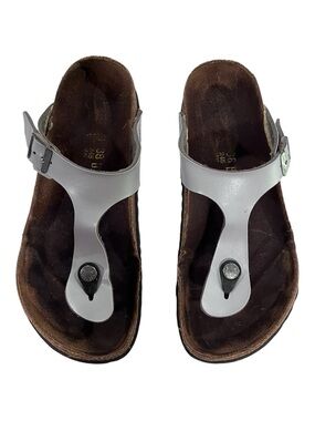 Birkenstock Gizeh Gray Sandals size 38